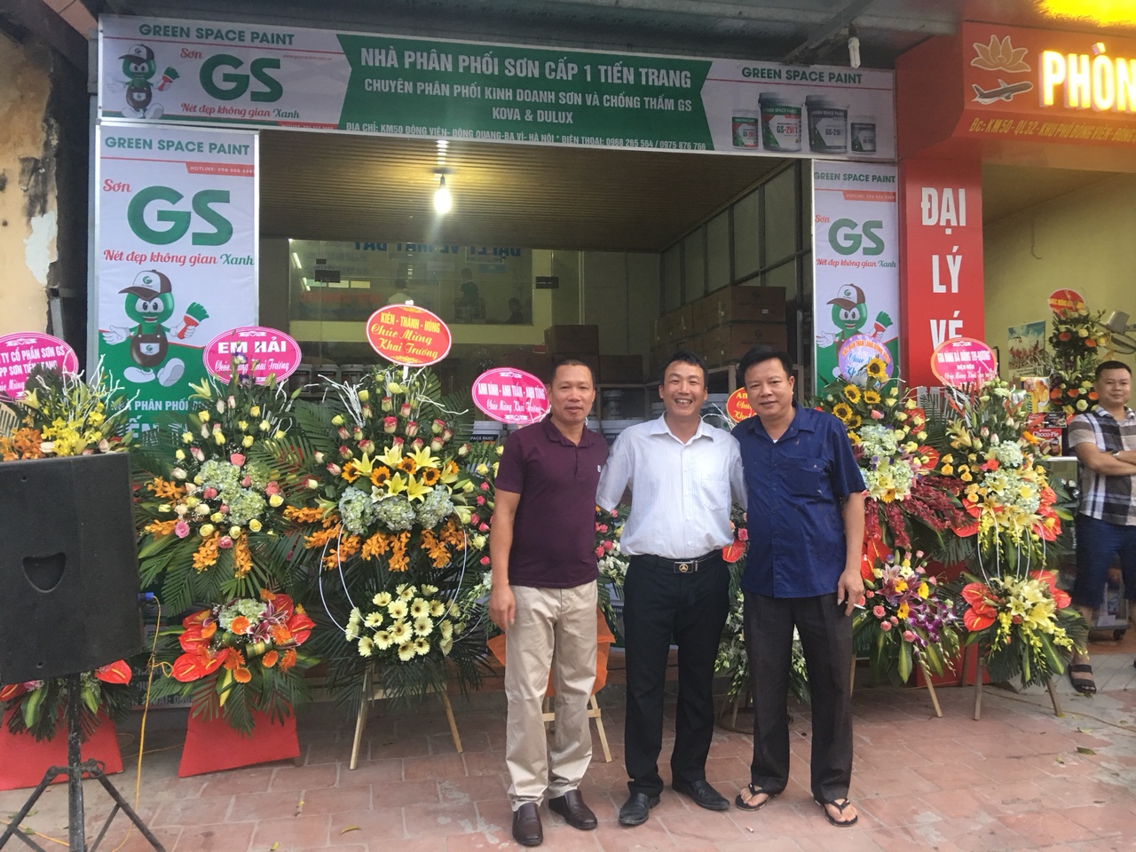 KHAI TRƯƠNG ĐẠI LÝ SƠN TIẾN TRANG TẠI ĐÔNG QUANG,BA VÌ, HÀ NỘI